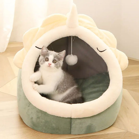 Adorable Dinosaur Pet House with Plush Toy