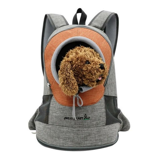 Luxury Pet Travel Backpack – Breathable, Secure & Stylish Carrier for Small Dogs & Cats