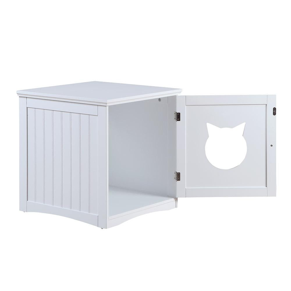 Luxury Cat House Side Table – Stylish Nightstand & Litter Box Enclosure