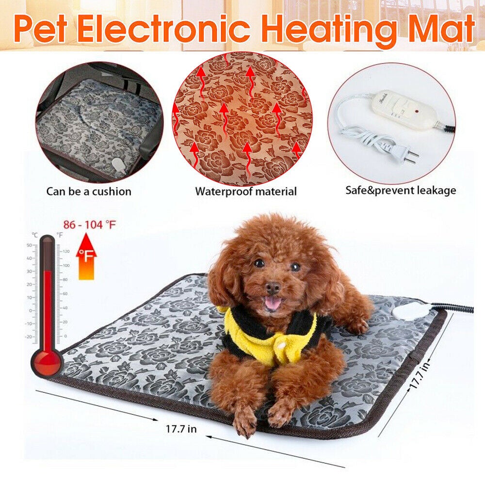 Thermal Self-Heating Waterproof Bed Pad for Pets