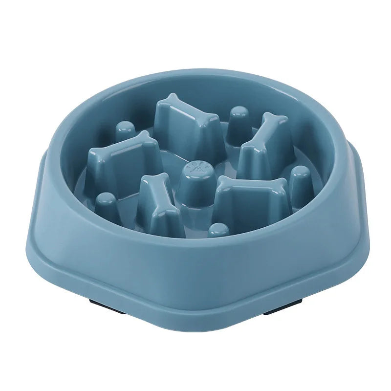 Anti-Choking Slow Feeder Dog Bowl – Non-Slip Interactive Puzzle Dish for Healthy Eating & Digestion