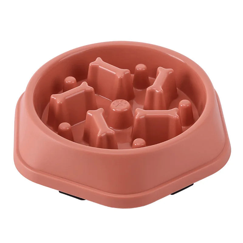 Anti-Choking Slow Feeder Dog Bowl – Non-Slip Interactive Puzzle Dish for Healthy Eating & Digestion