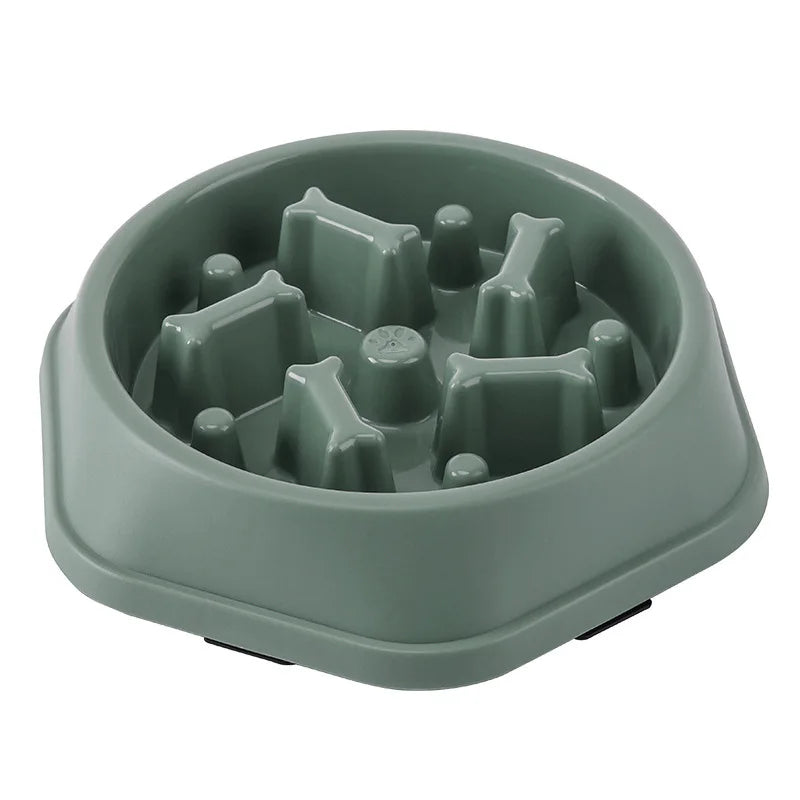 Anti-Choking Slow Feeder Dog Bowl – Non-Slip Interactive Puzzle Dish for Healthy Eating & Digestion