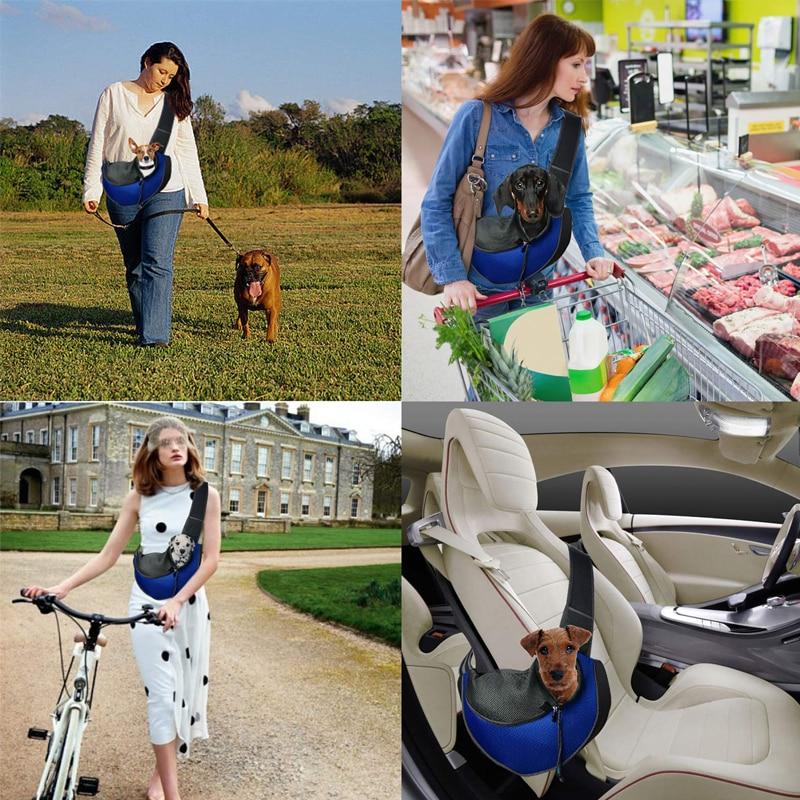 Luxury Pet Travel Shoulder Bag – Breathable, Lightweight & Secure Carrier for Puppies & Kittens