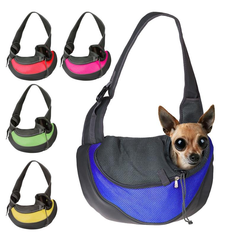 Luxury Pet Travel Shoulder Bag – Breathable, Lightweight & Secure Carrier for Puppies & Kittens